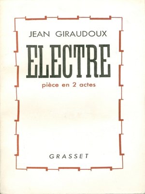 cover image of Electre